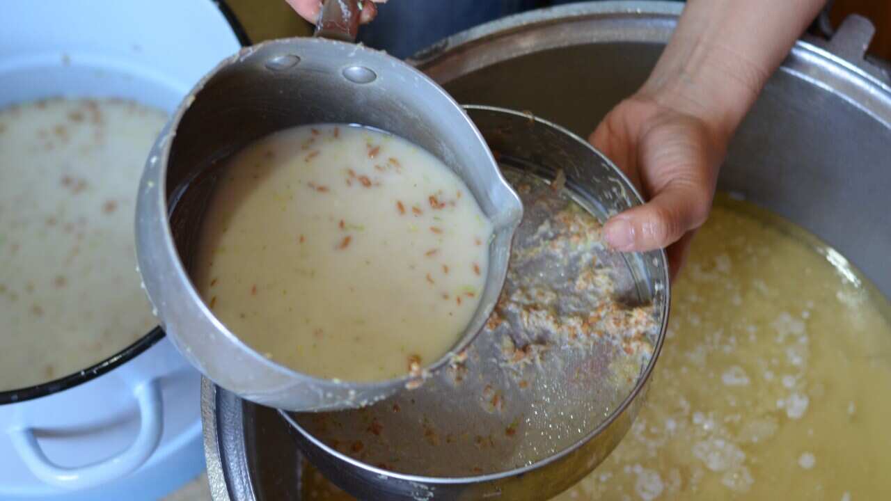 Porridge-like Sumalak is still widely enjoyed in Uzbekistan.