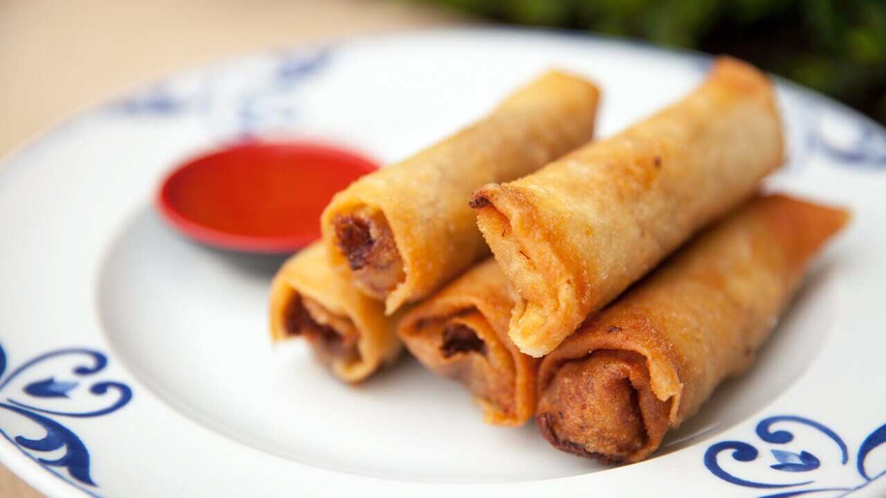 Crab spring rolls