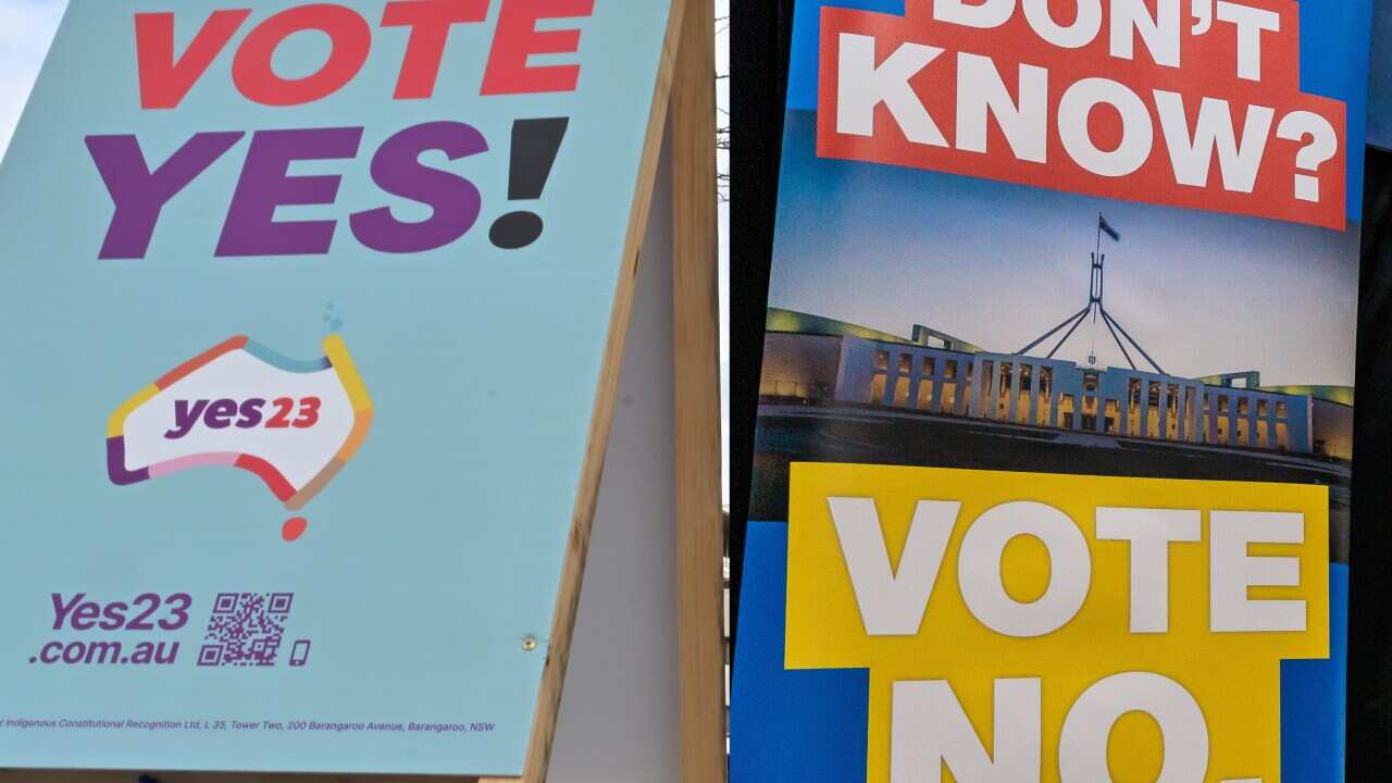 Yes and No campaigns for the upcoming Voice referendum