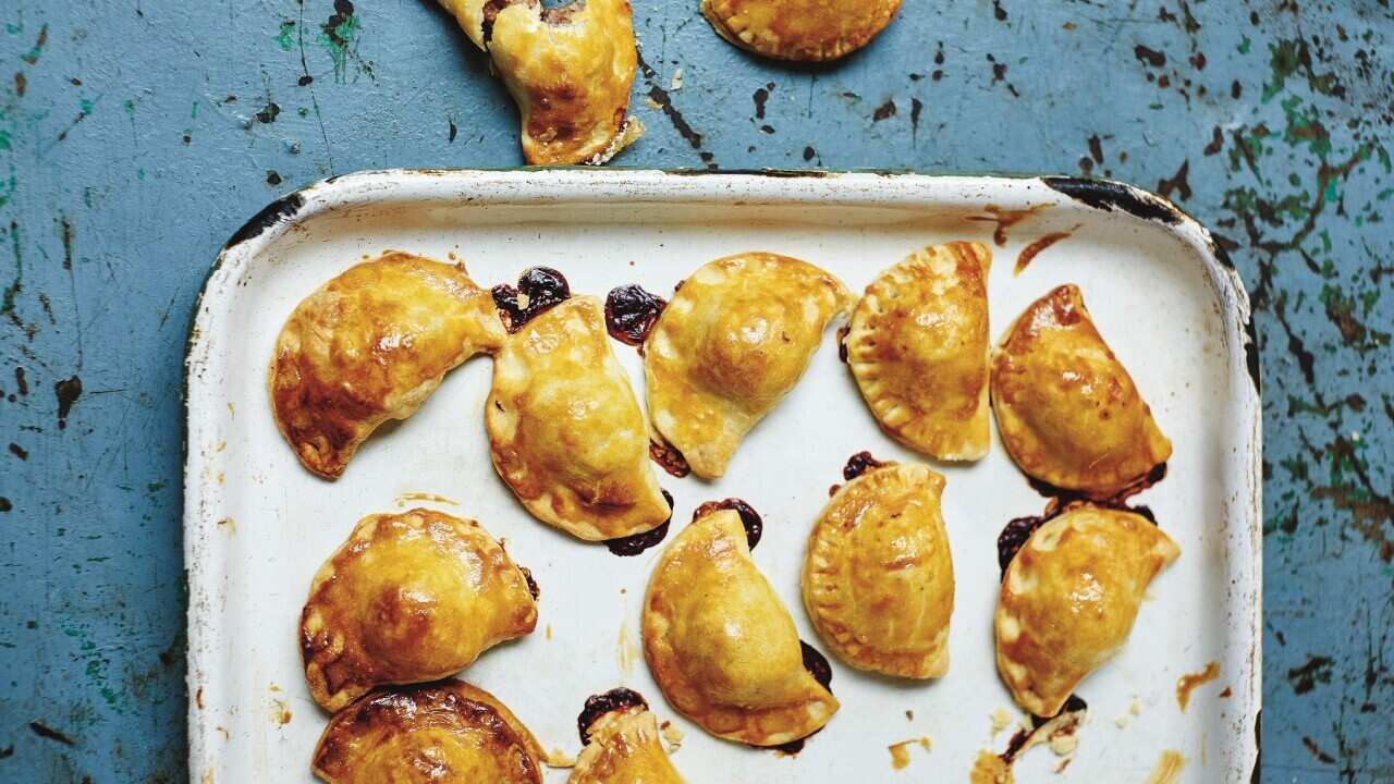 Crispy-baked pierogi