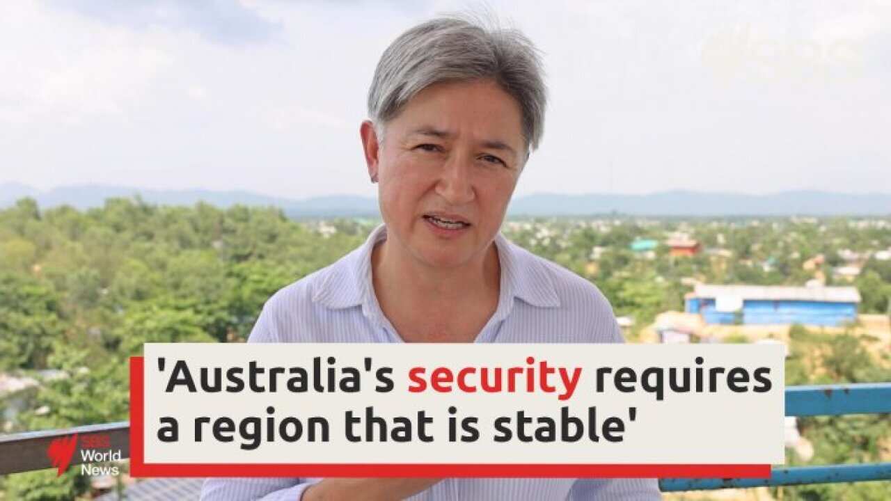 Australia's Foreign Minister Penny Wong is in Bangladesh, where she's been visiting the world's largest refugee settlement at Cox's Bazar.