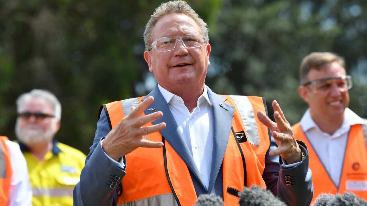 Andrew 'Twiggy' Forrest speaking about 'green hydrogen'