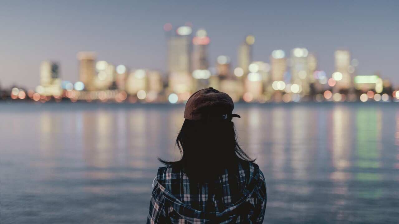 Night View of Perth