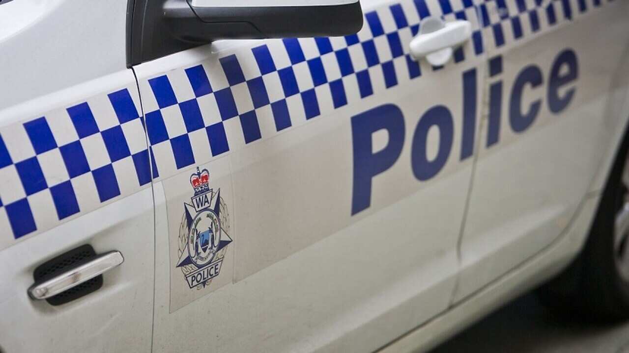 Police car on Hay Street Perth , Western Australia, Thursday, May 31, 2012.  (AAP Image/Tony McDonough) NO ARCHIVING