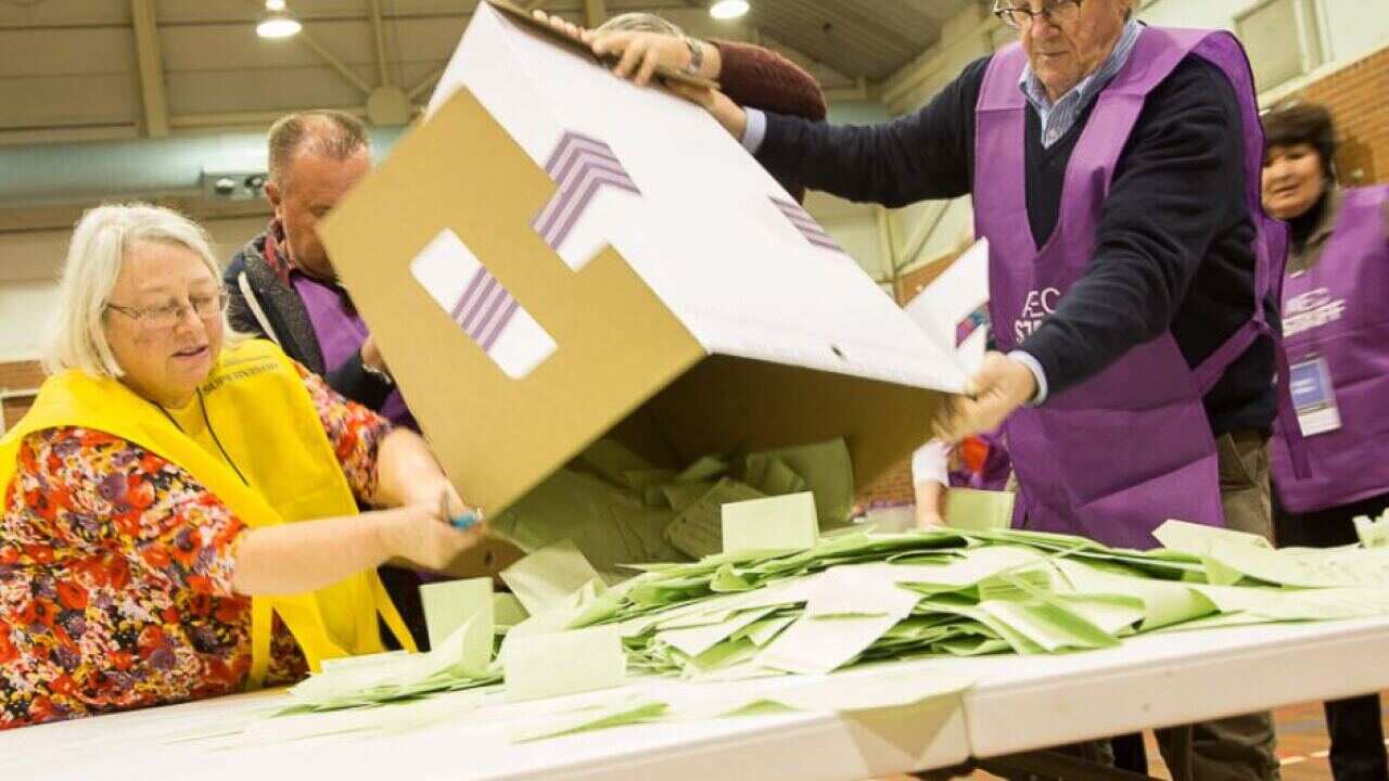 Counting ballot papers