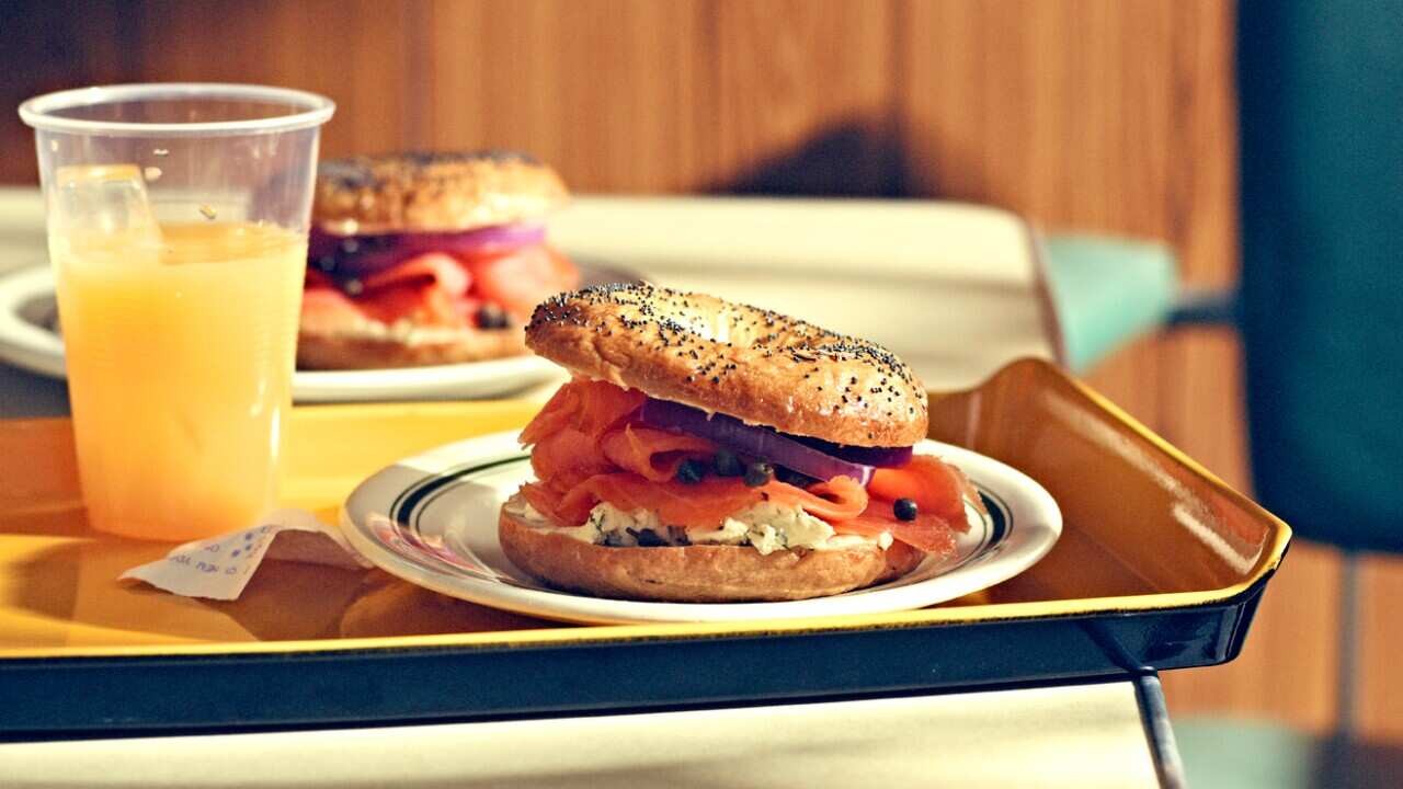 Bagels with lox