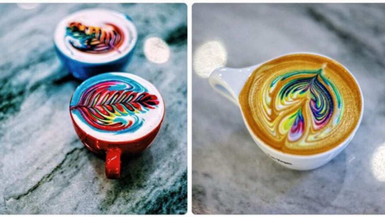 rainbow coffee