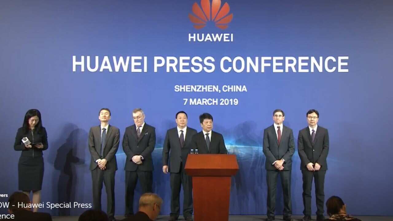 Chinese company Huawei sues US government.