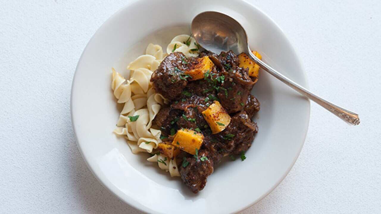 Dorie Greenspan's Belgian Beef and Beer Stew