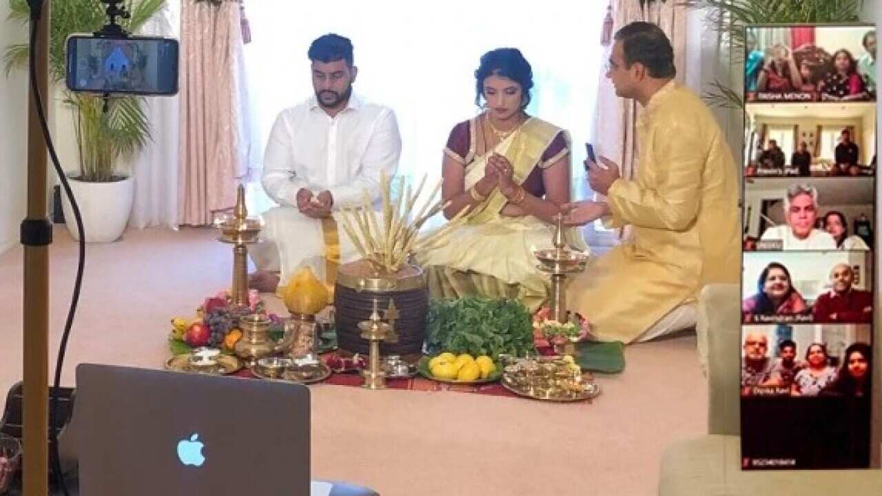 zoom wedding corona