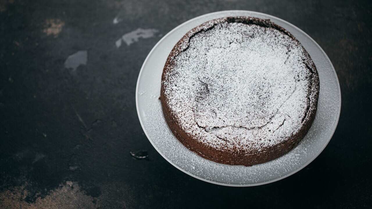 Flourless chocolate torte from Capri (Torta Caprese)