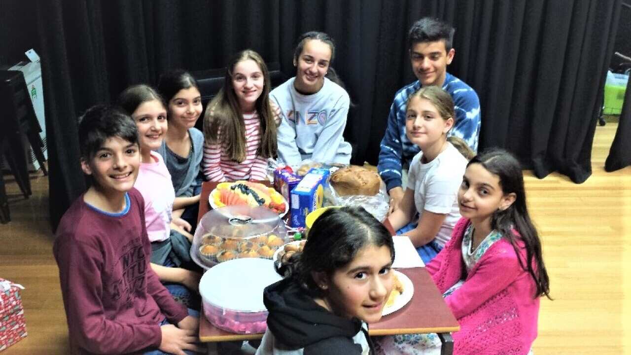 Students of the Creative Drama & Arts Centre, of Melbourne's Greek Community.   