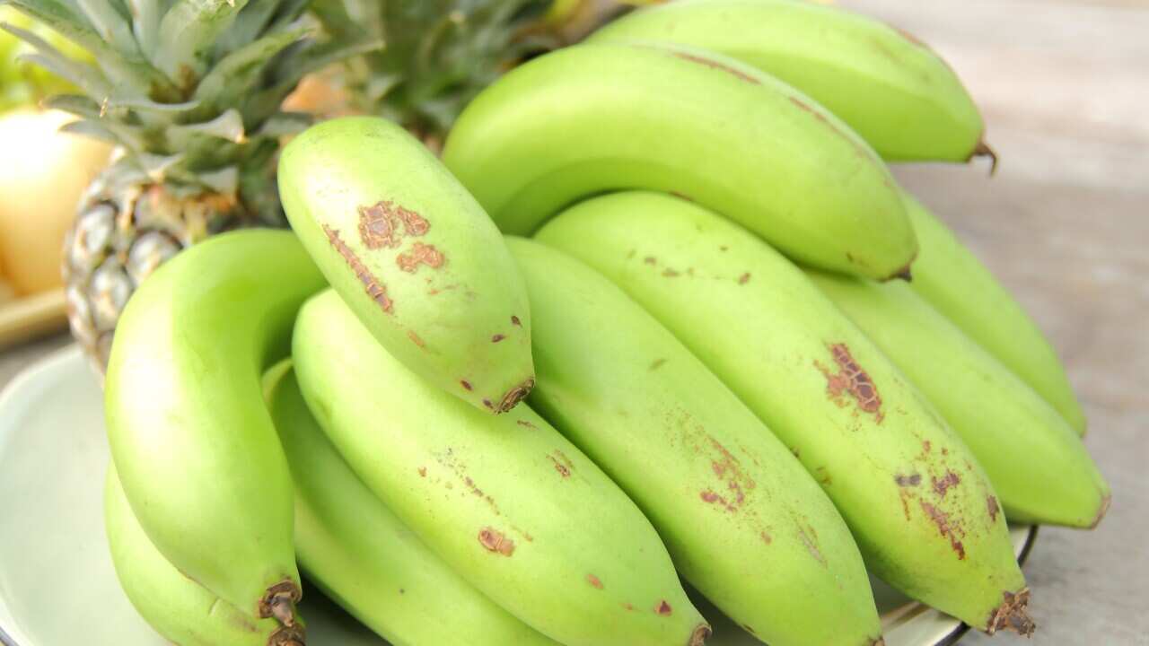 Green bananas as a great source of resistant starch, which can help with a low mood.