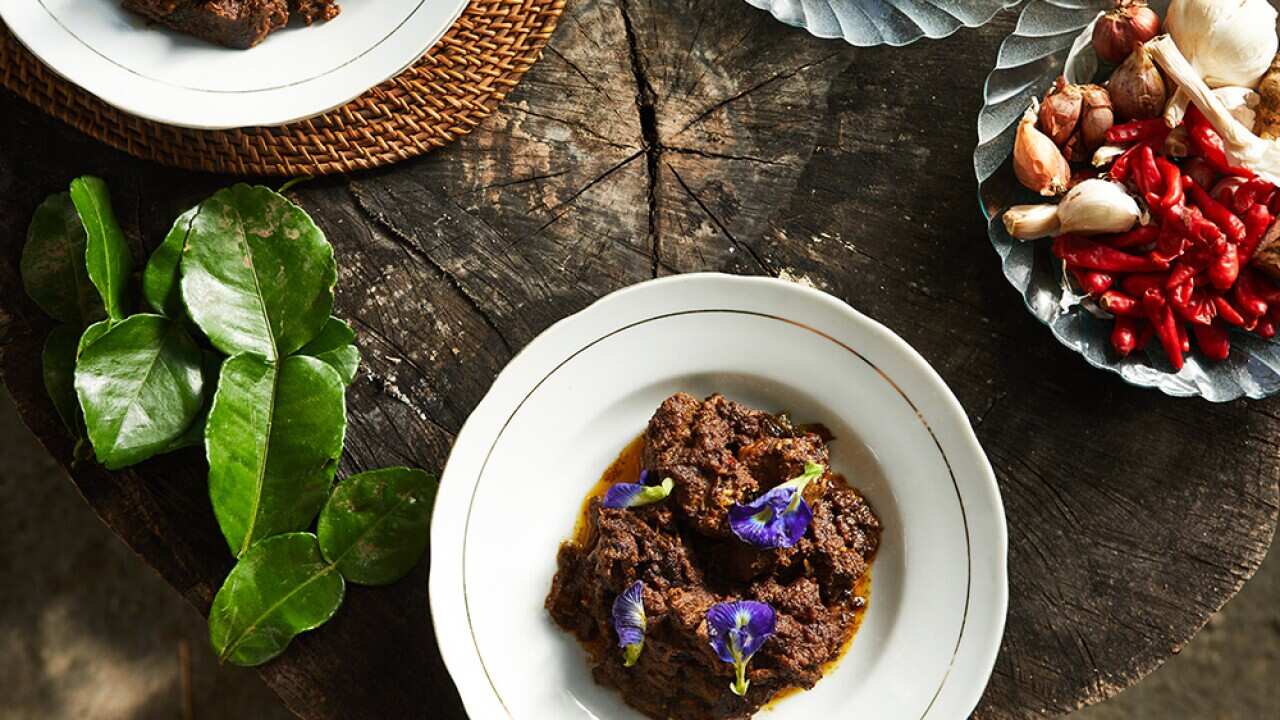 Beef rendang curry (rendang daging)