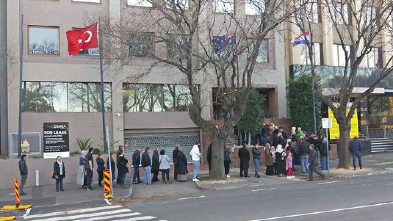 Turkish consulate in Melbourne