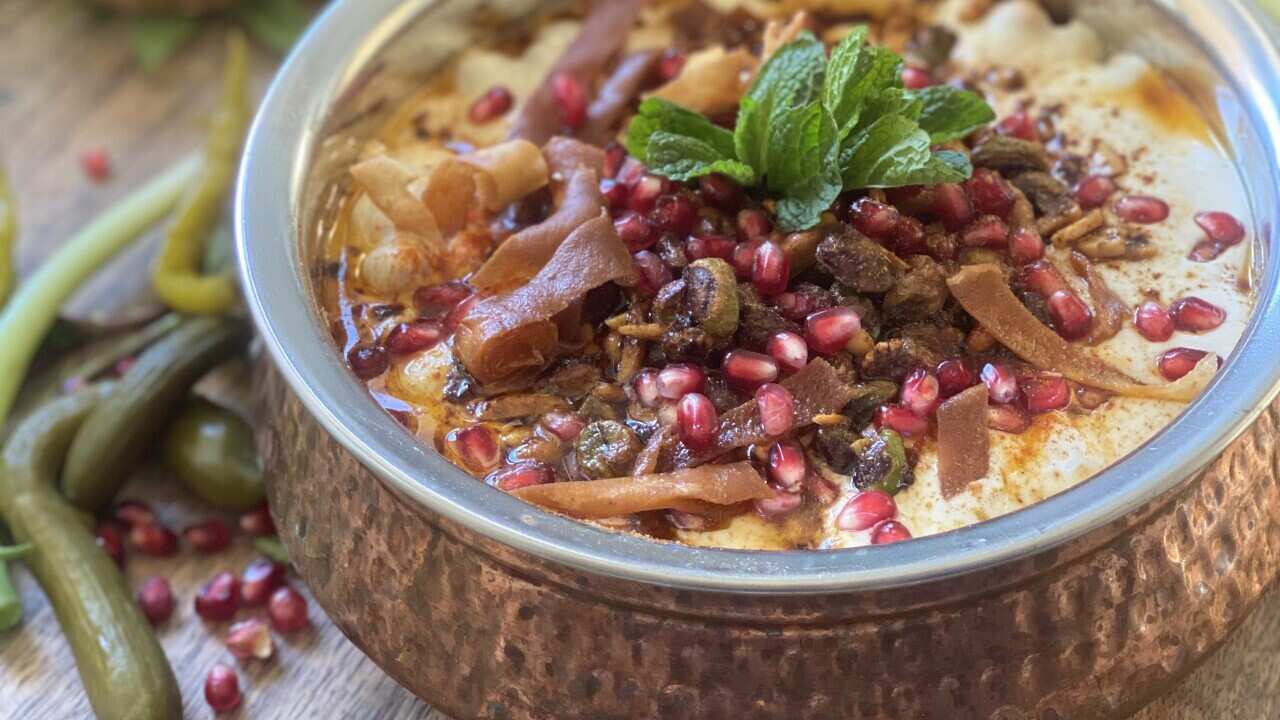 Chickpea fatteh