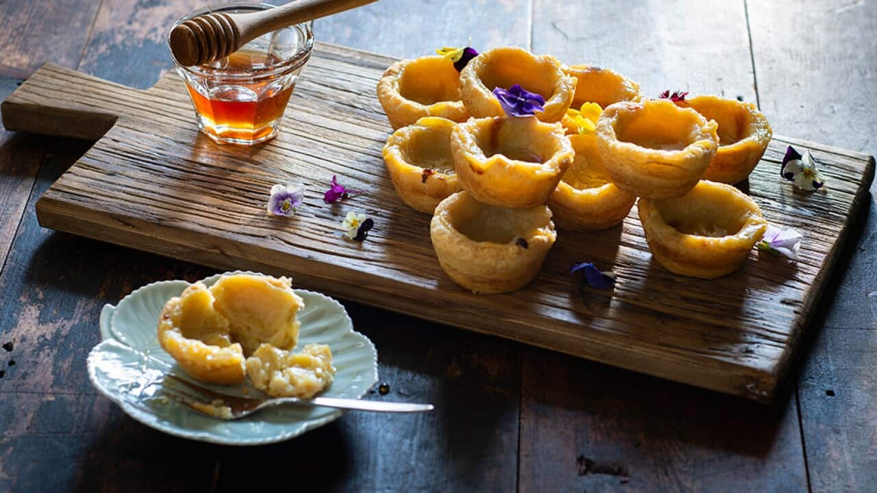 Chai-spiced custard tarts