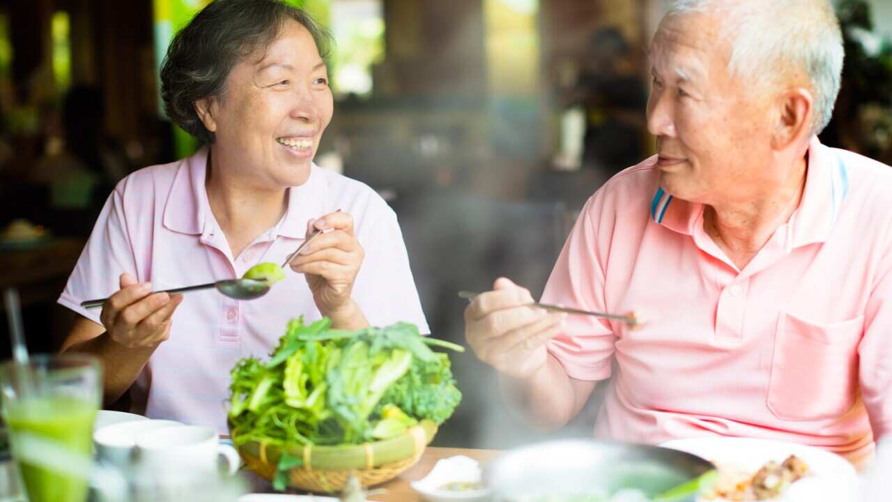 Happy senior couple