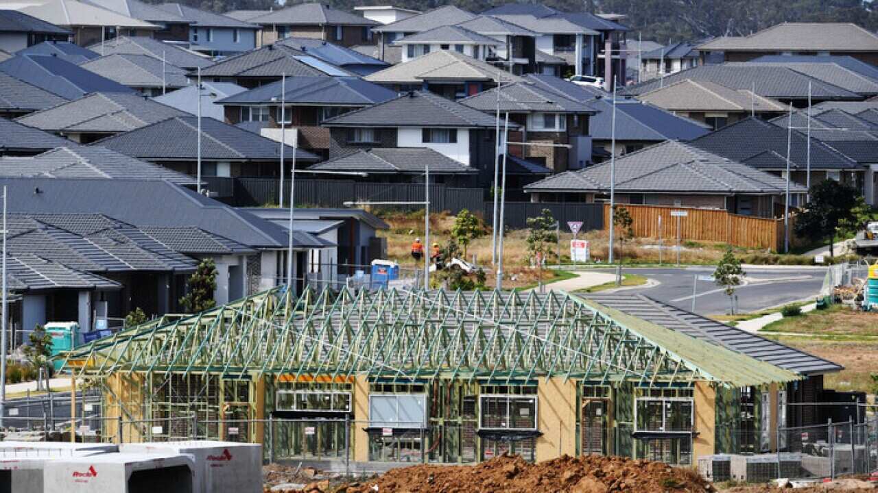 A spreading housing estate in Sydney (AAP)