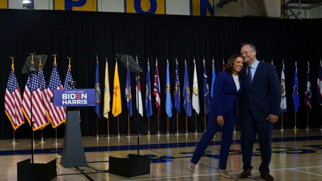 Kamala Harris and husband Doug Emhoff