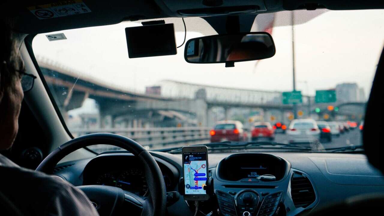 Driving car in the city