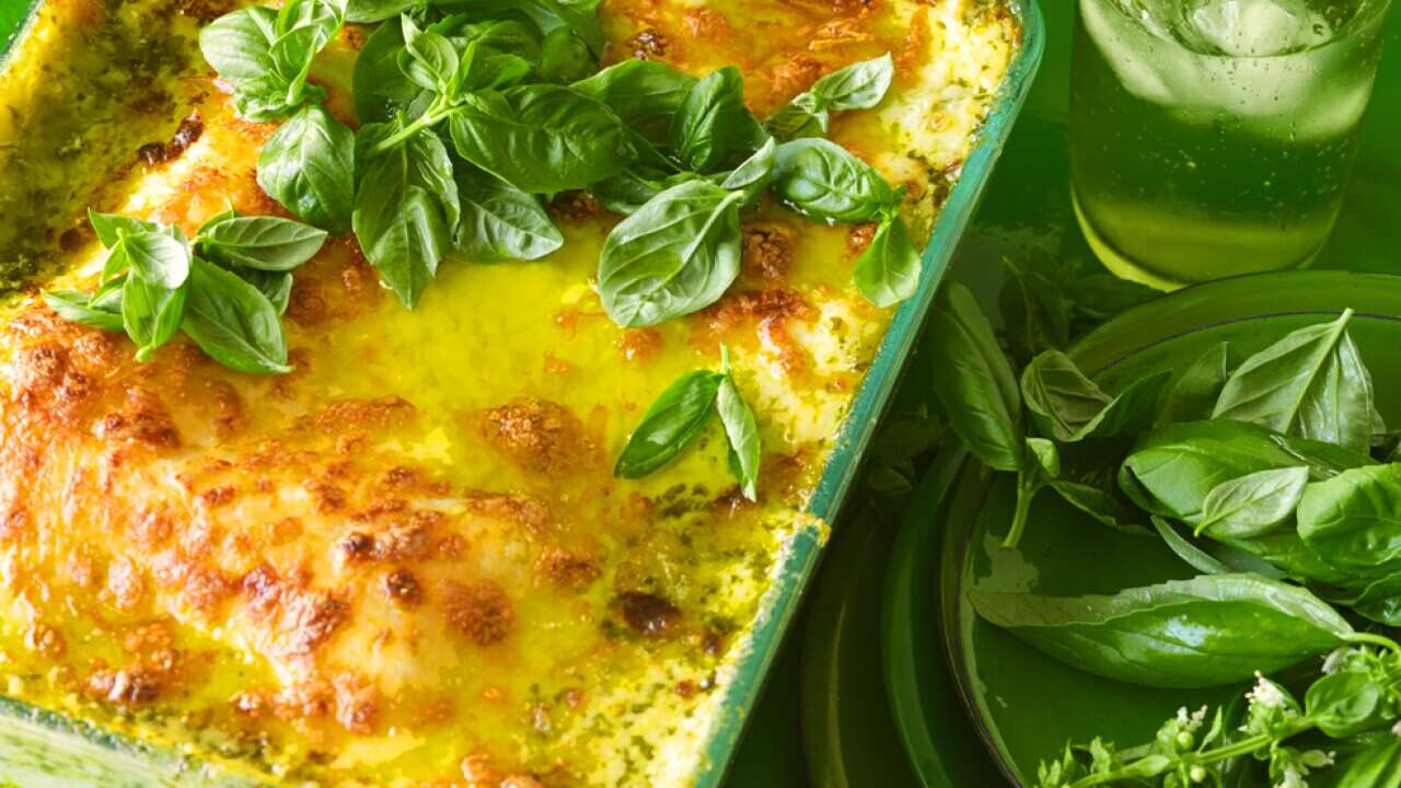 Ligurian green lasagna (lasagna verde)