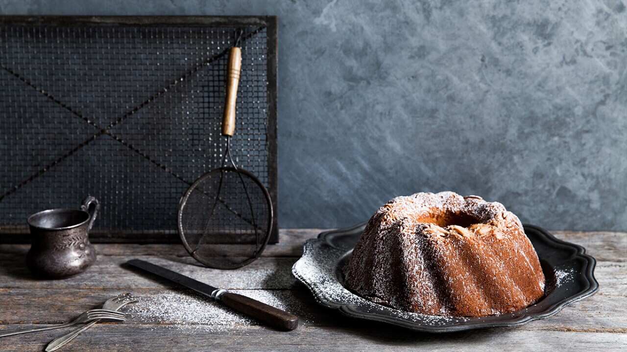 Lemon almond pound cake