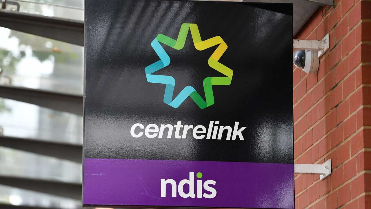 Centrelink sign in Norwood, Adelaide