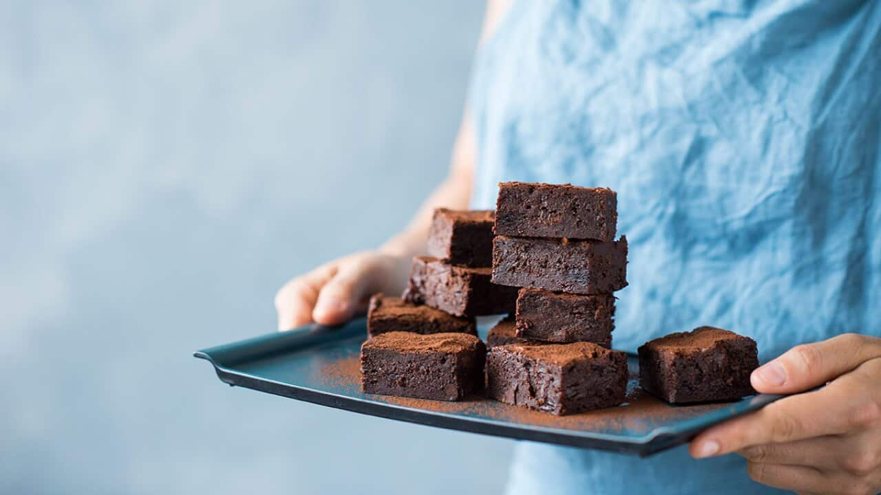 Fudgey chocolate and cherry brownies