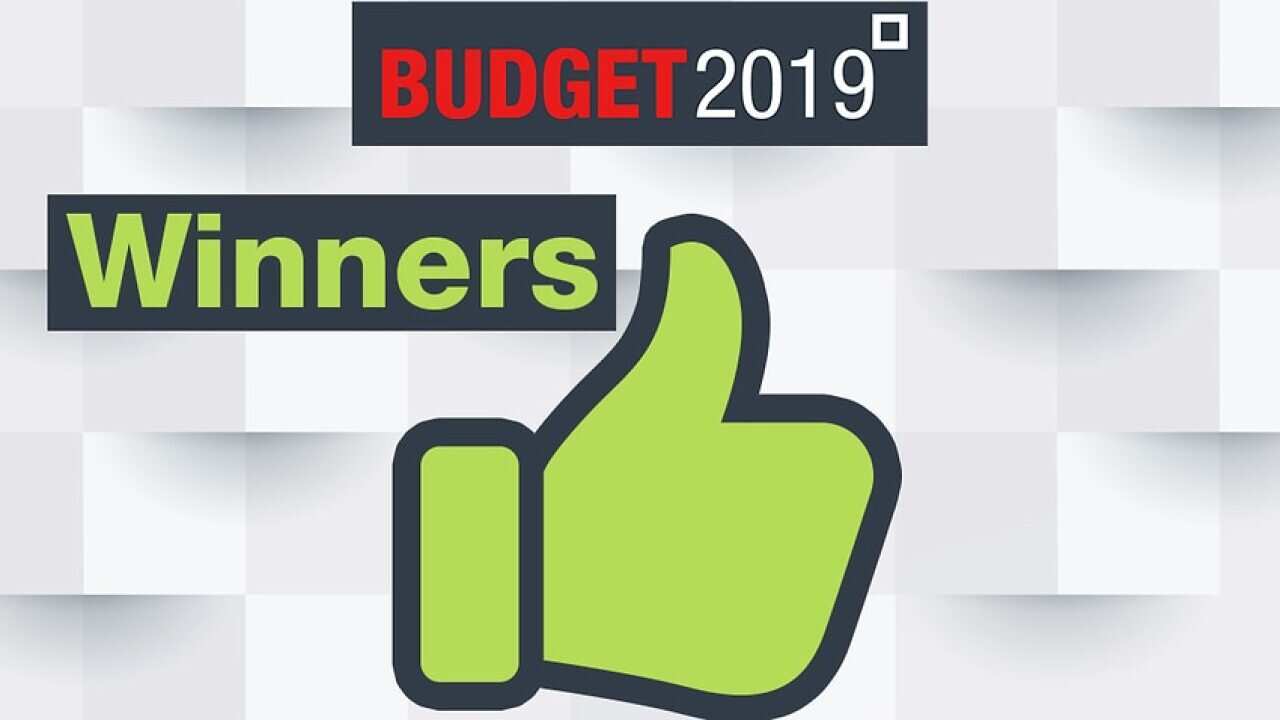 Illustration that says: Budget 2019 winners