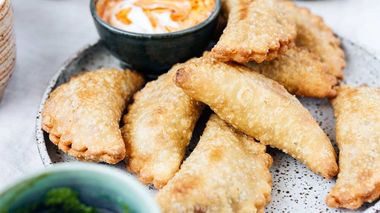 Shredded jackfruit empanadas