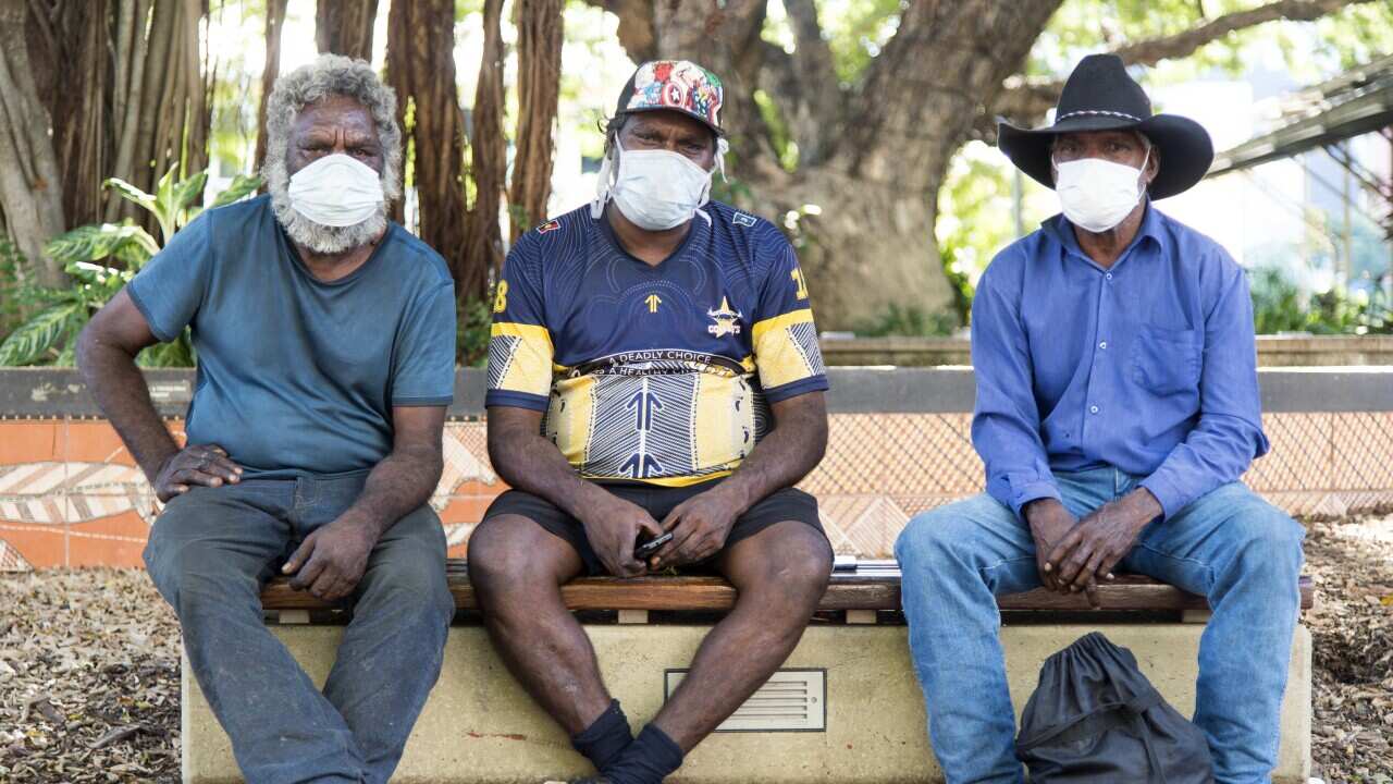 Aboriginal rough sleepers in Darwin