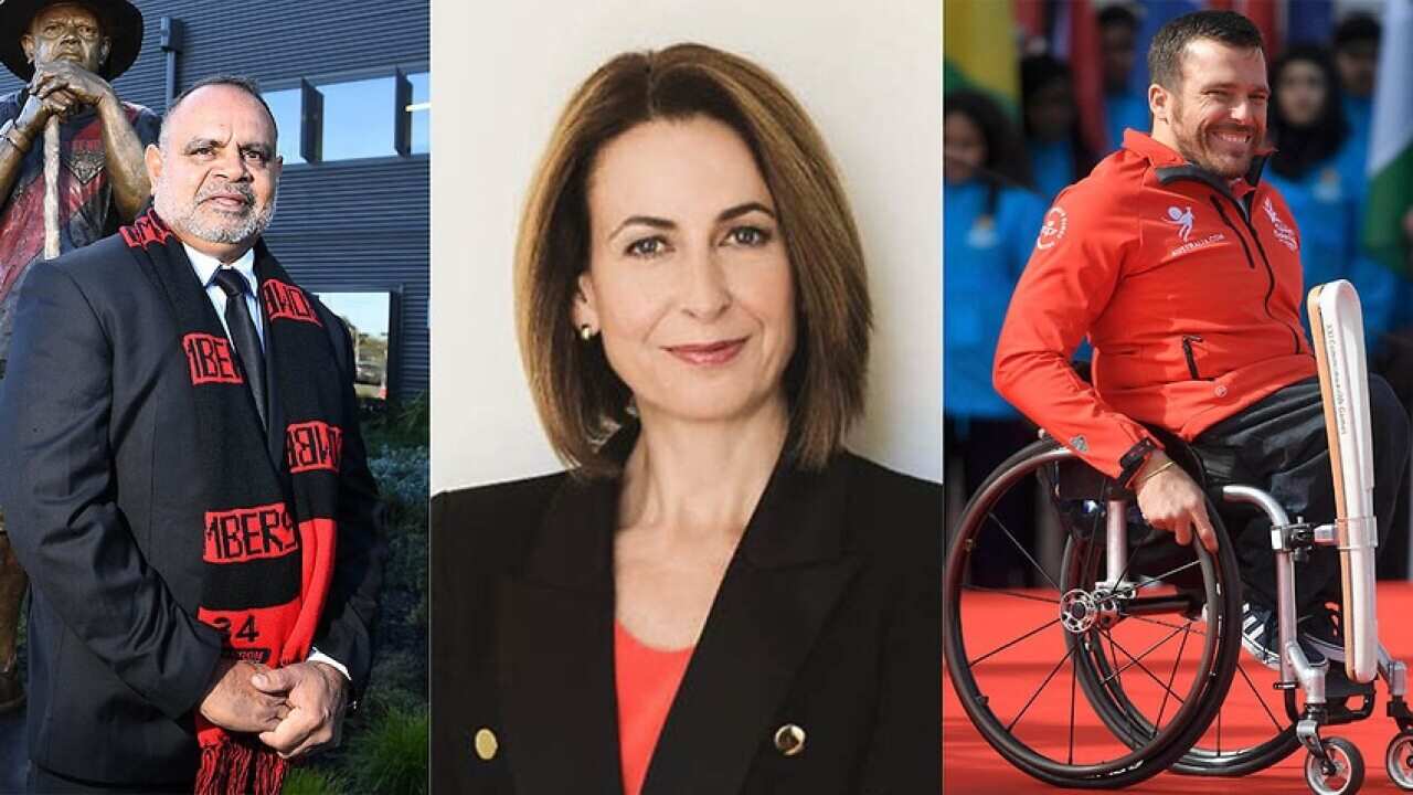 Image of three Australian of the Year 2019 finalists by AAP