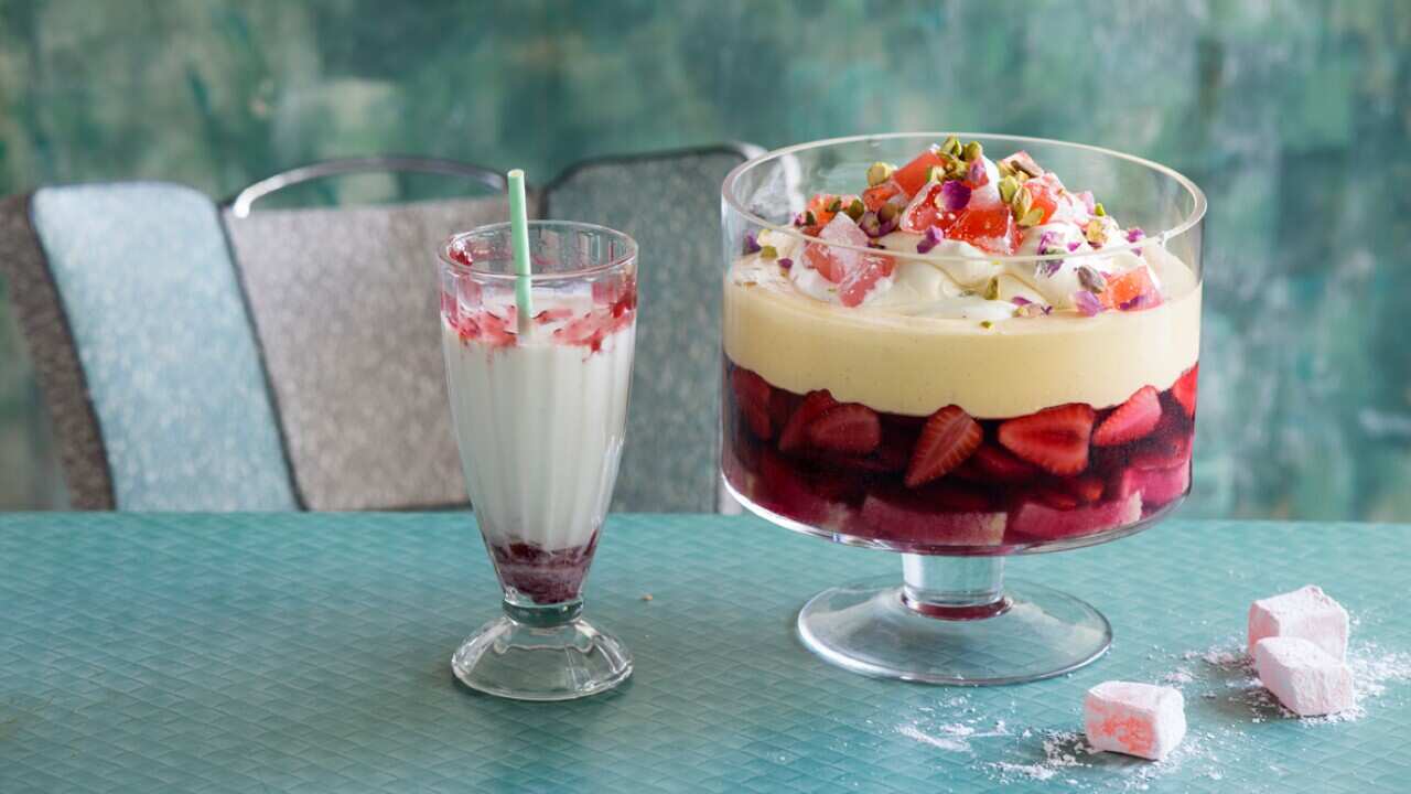 Turkish delight trifle