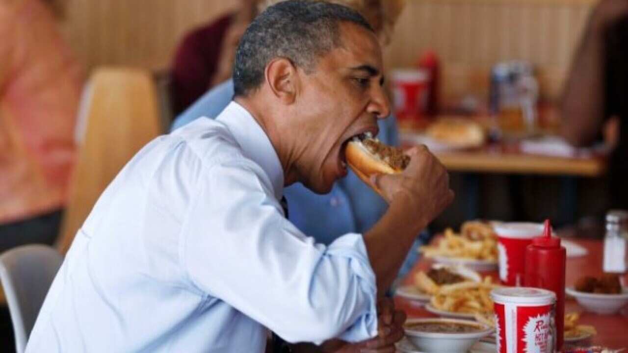 Obama hot dog