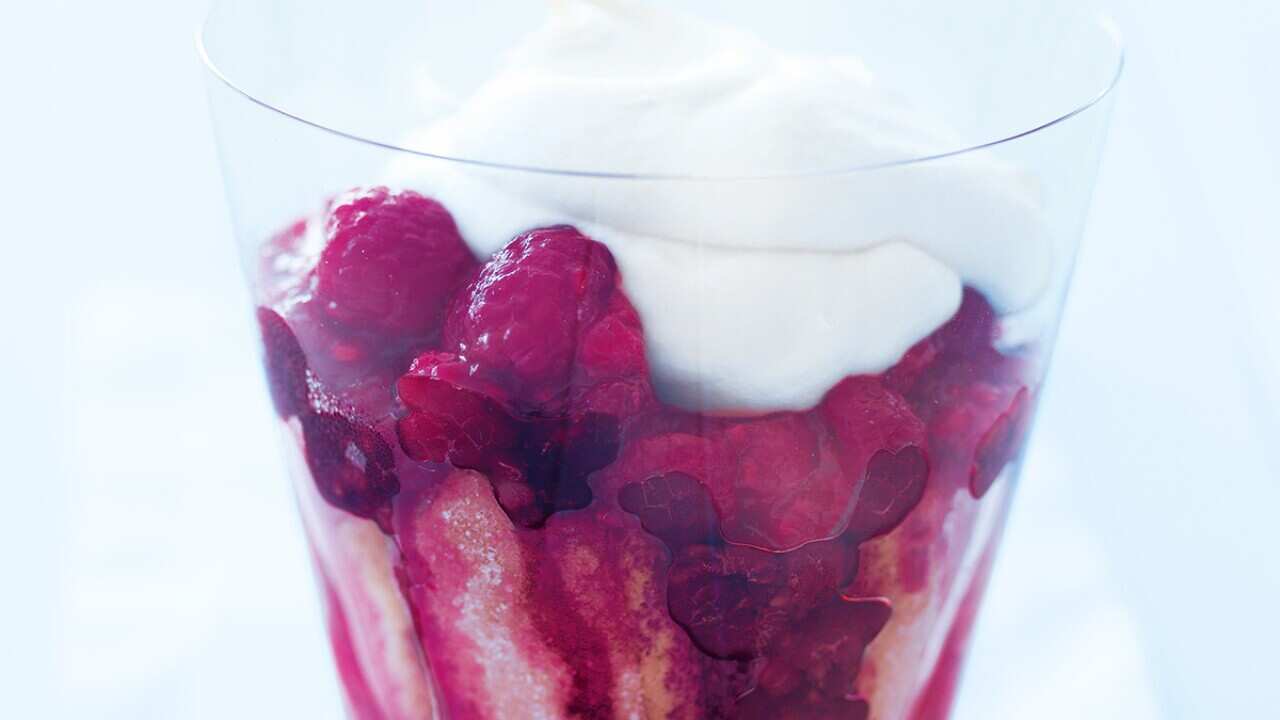 Raspberry trifle