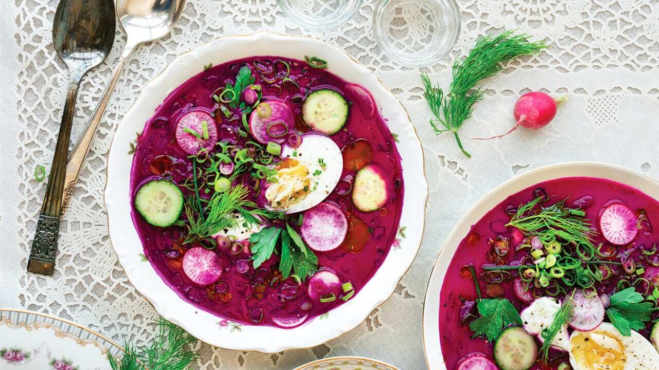 Cold borscht