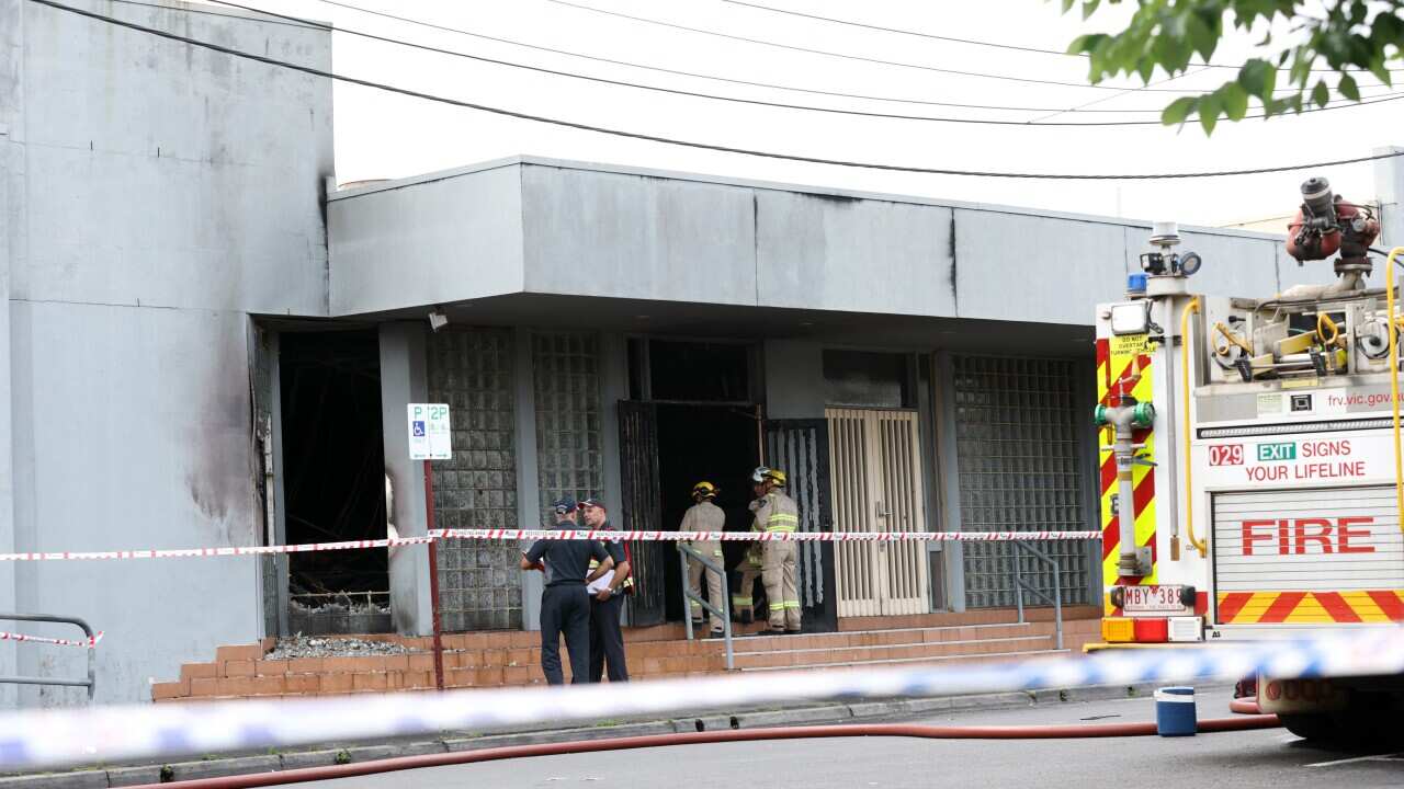 SYNAGOGUE FIRE MELBOURNE