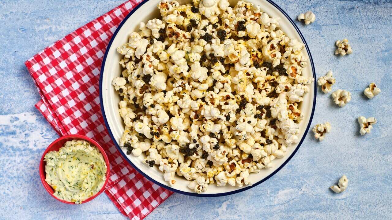 Dill and caper popcorn (Denmark)