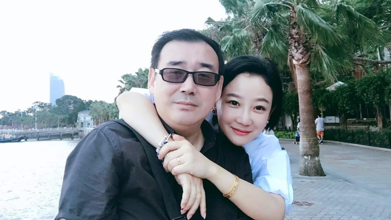 Yang Hengjun and his wife, Yuan Xiaoliang.