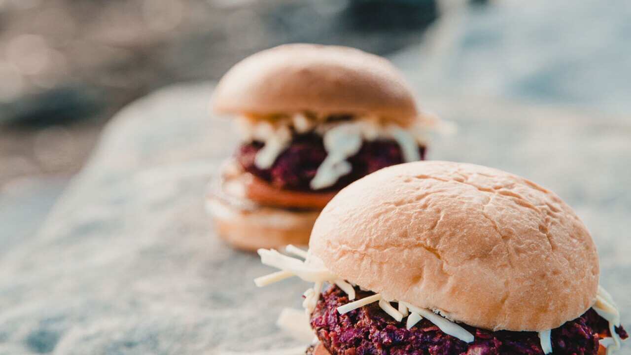 Beetroot burger