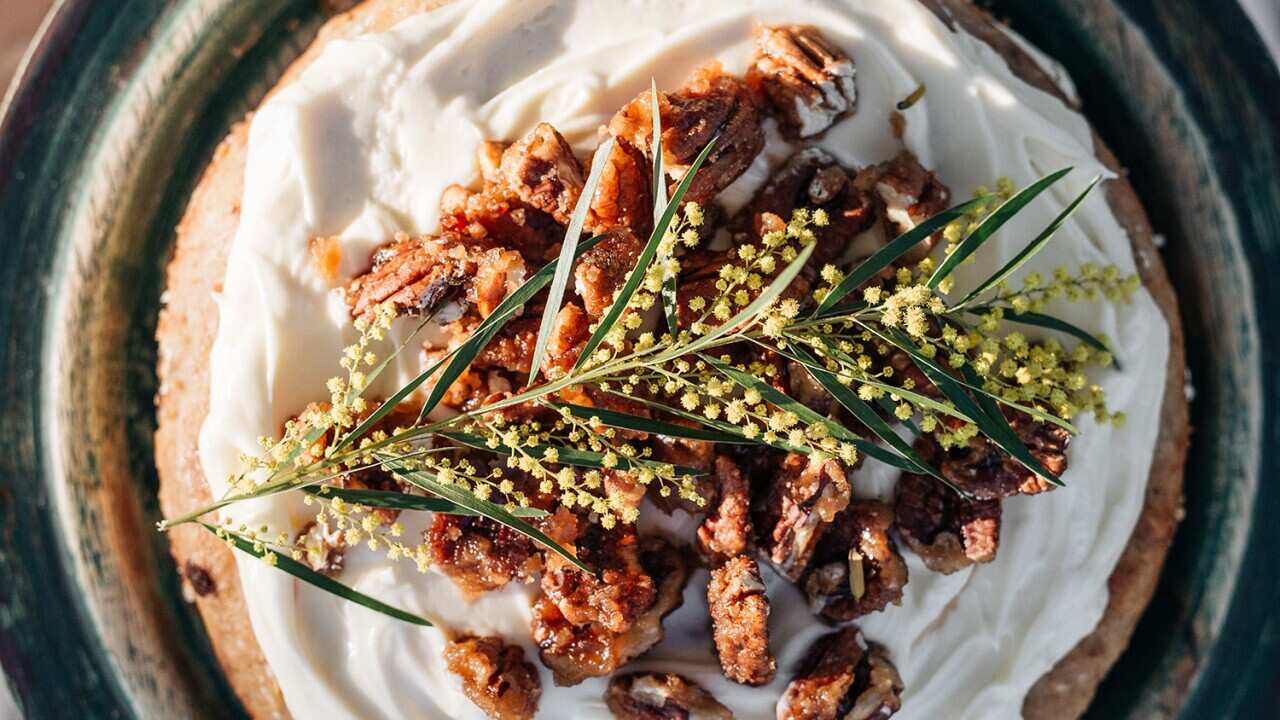 Vegan hummingbird cake