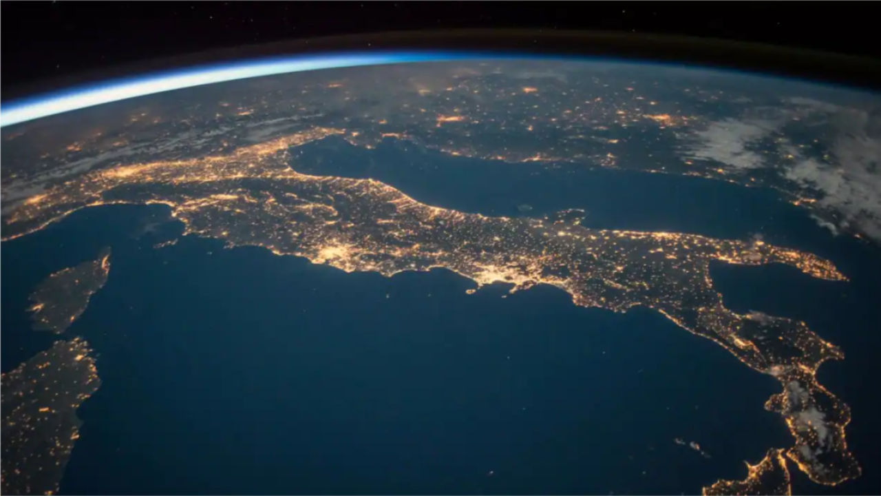 Italy from space