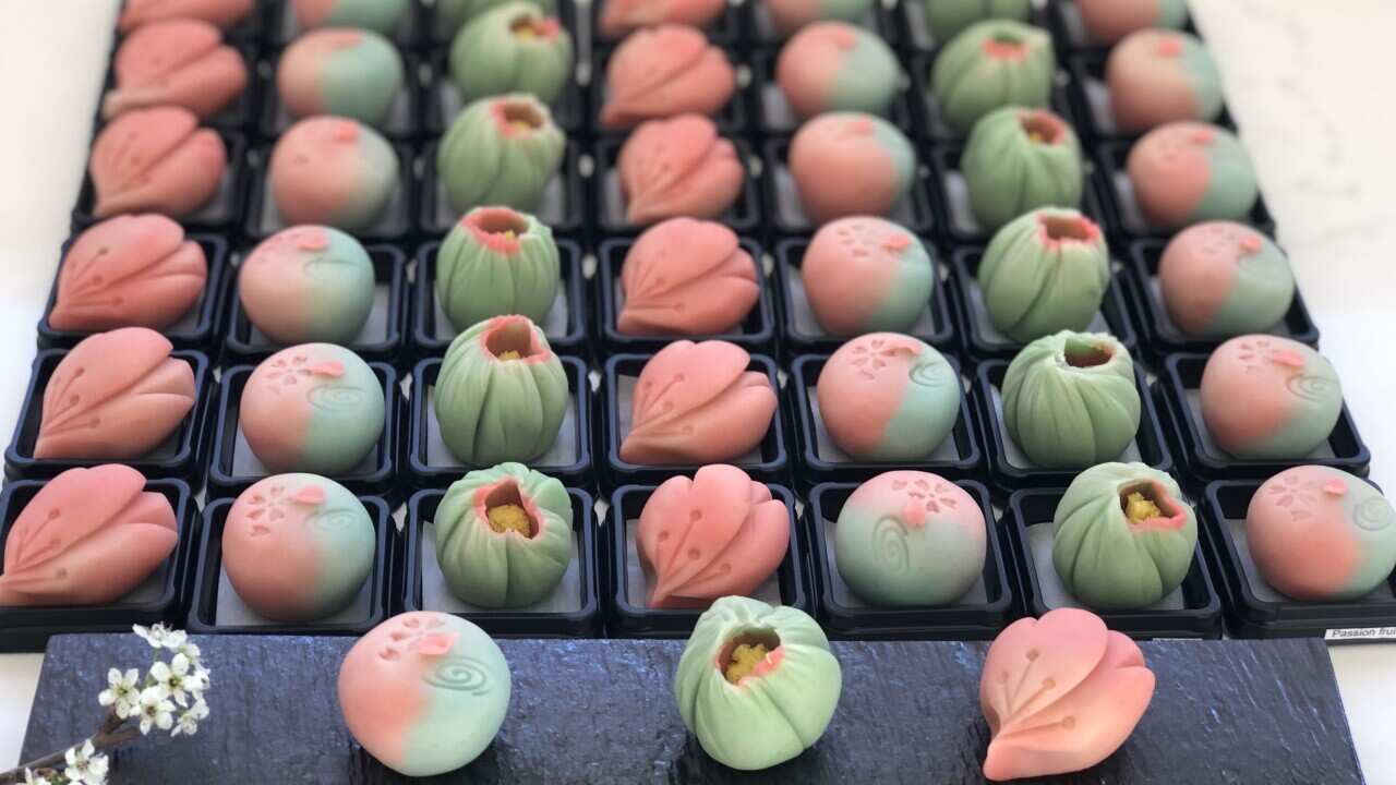 Minako Asai’s wagashi is ablush with gorgeous colours and shapes.