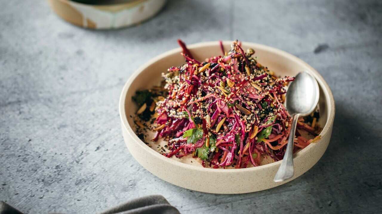 Apple and beetroot salad