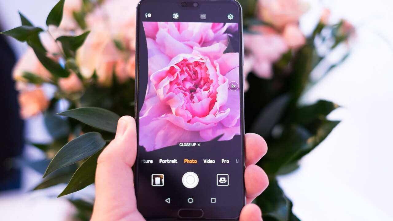 Huawei P20 Pro smarpthone is displayed for editorial purposes