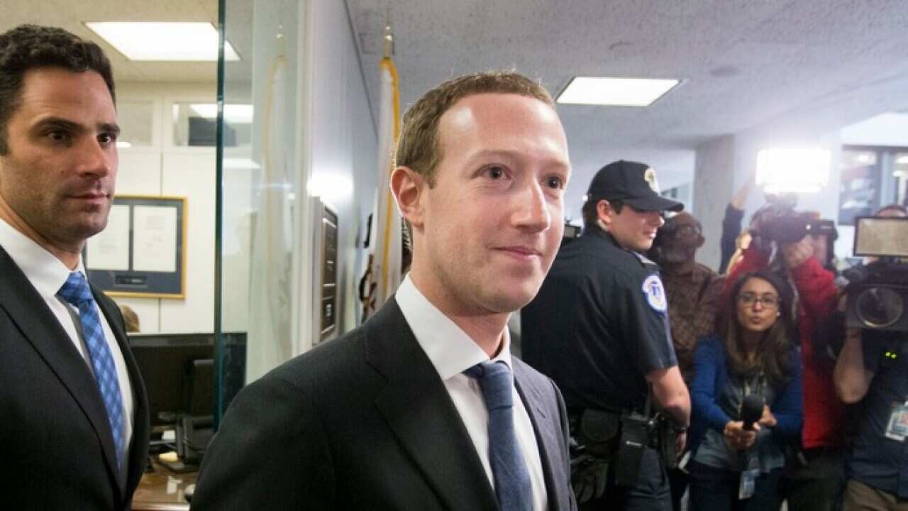  CEO of Facebook Mark Zuckerberg 