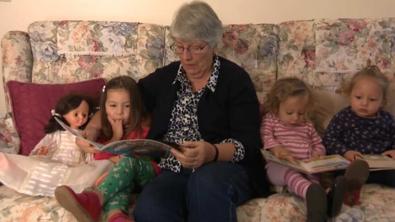 Nana Carey with Lais, Chloe and Saskia