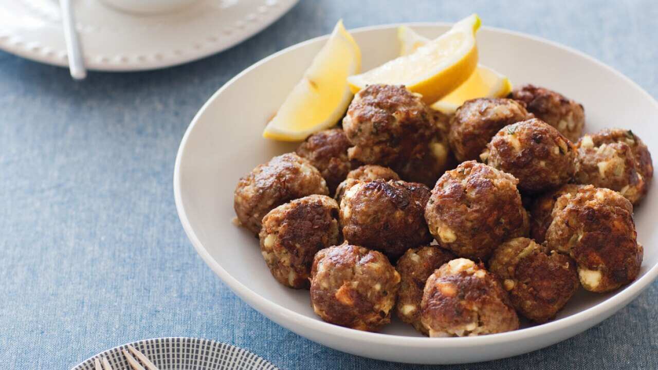 Lamb and feta meatballs