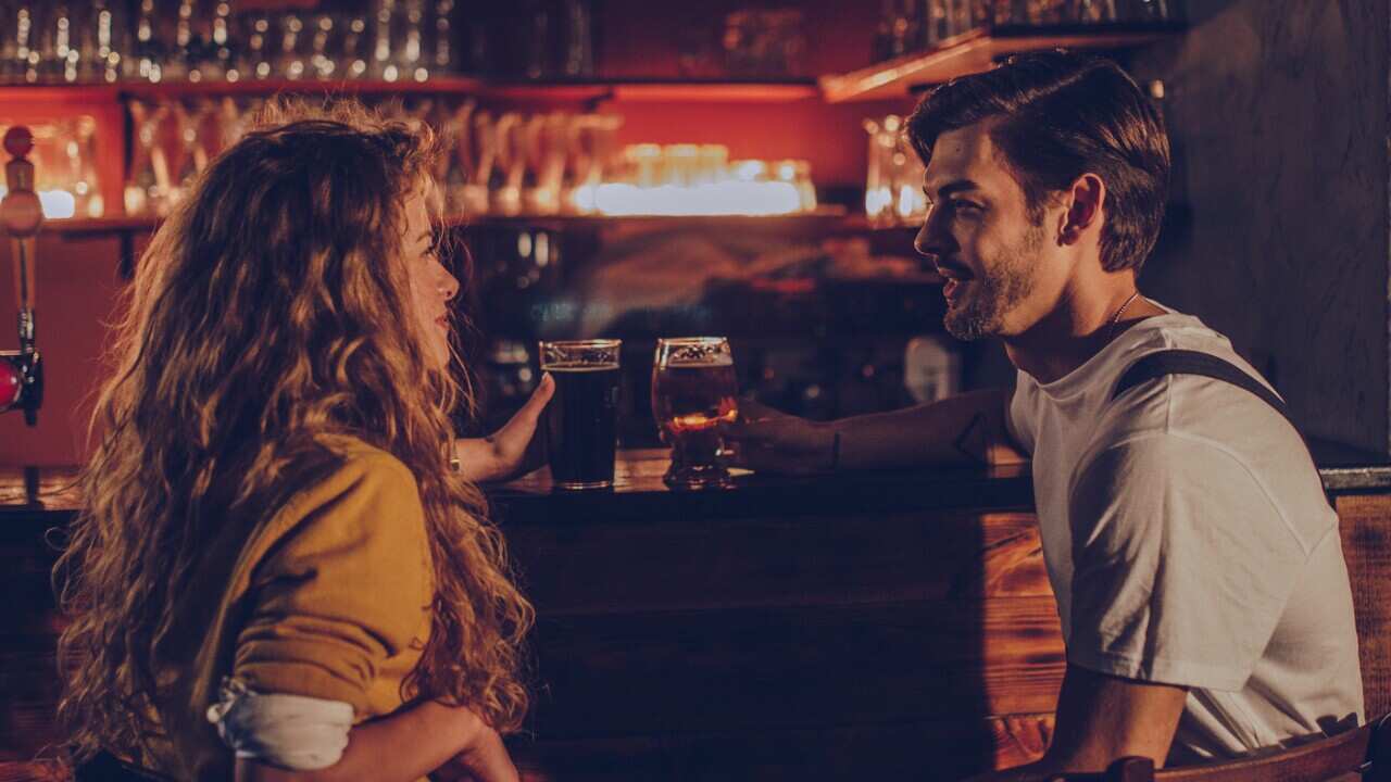 Couple in pub